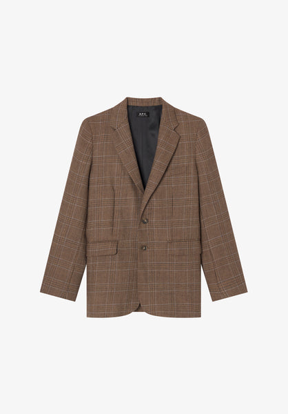 A.P.C. | Check Wool Jacket | Jackets