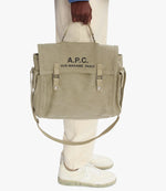Recuperation satchel | Stonewashed raw cotton canvas | A.P.C. Recuperation satchel | Stonewashed raw cotton canvas | A.P.C.