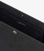【関税込み】A.P.C. ネイビー Journal サッチェル A.P.C.: ネイビー スモール Journal サッチェル | SSENSE 日本