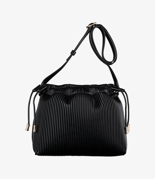 ☆A.P.C.☆ NINON CROSS BAG BLACK PUAATF61583LZZ PUAATF61583L Ninon bag | Pleated recycled leather-like material | A.P.C.
