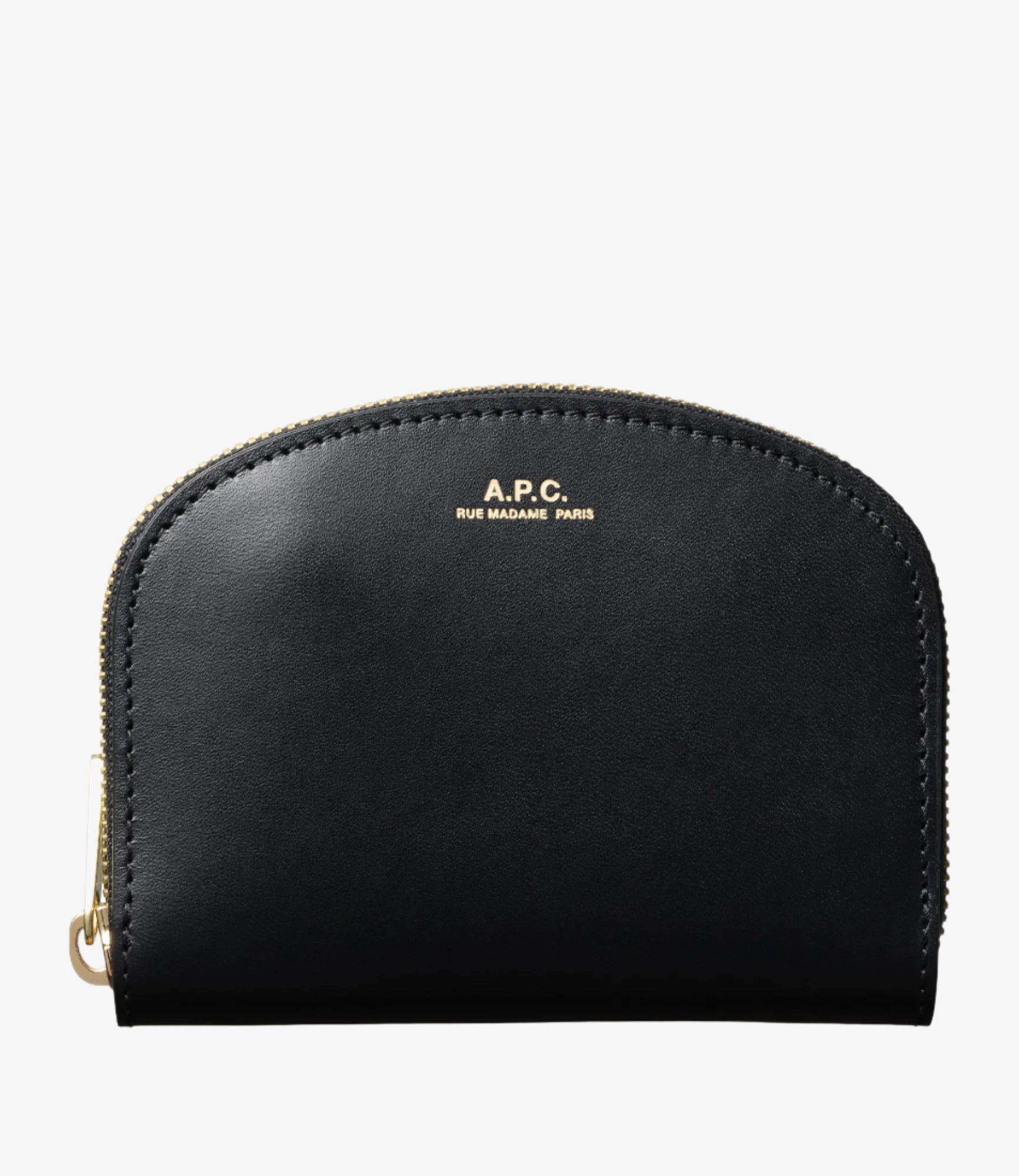 ☆【A.P.C.】☆Demi-Lune Mini Compact Wallet Nut Brow.n☆ Demi-Lune Mini compact wallet | A.P.C.
