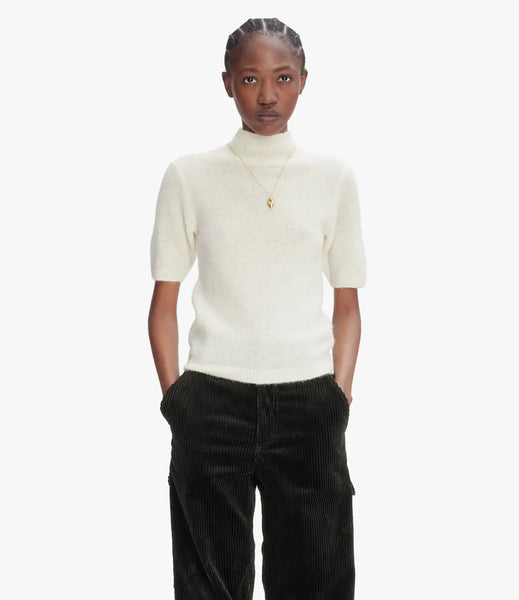 planc ボーダー　ニット　36 BLENDED COTTON 振り柄ボーダーニット(37783731-2024)｜ファッション