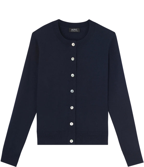 Marine Cardigan - IAK - Dark navy blue