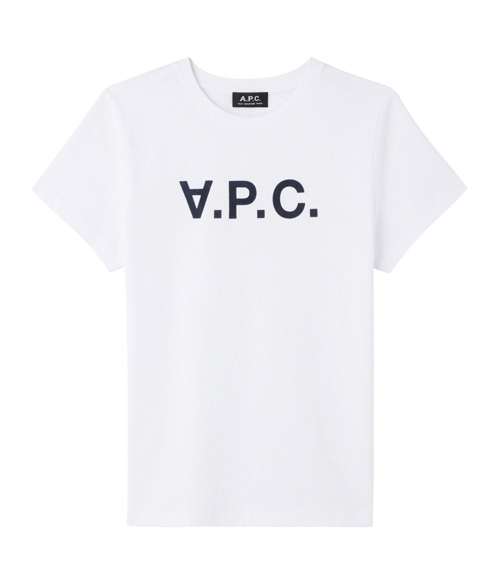White VPC T-shirt - Organic jersey - A.P.C. Ready-to-Wear