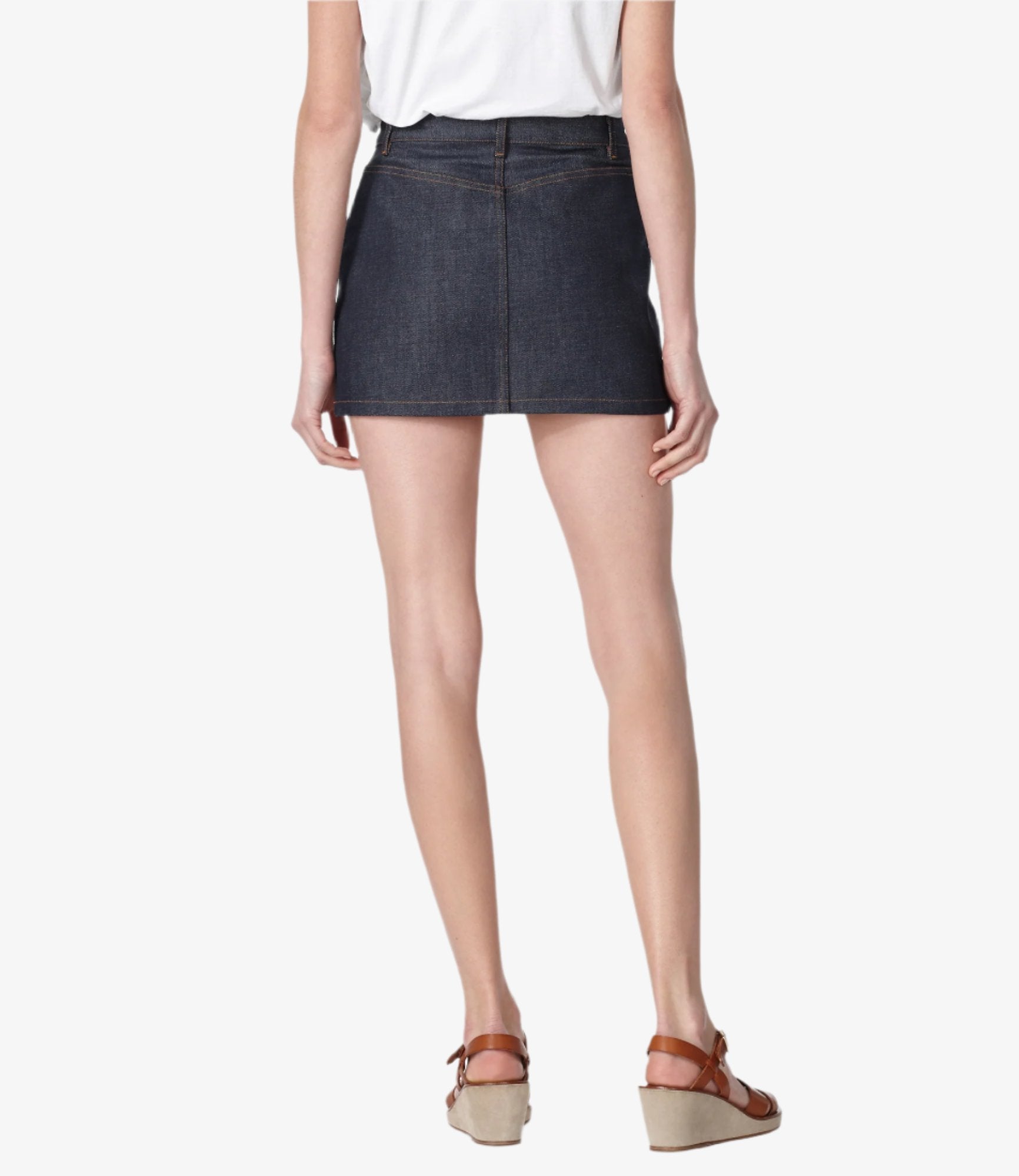 Mini-skirt | Raw Japanese Indigo Selvedge Denim | A.P.C. Ready-to-Wear