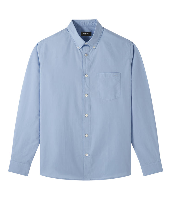 Edouard Logo shirt - IAB - Pale blue