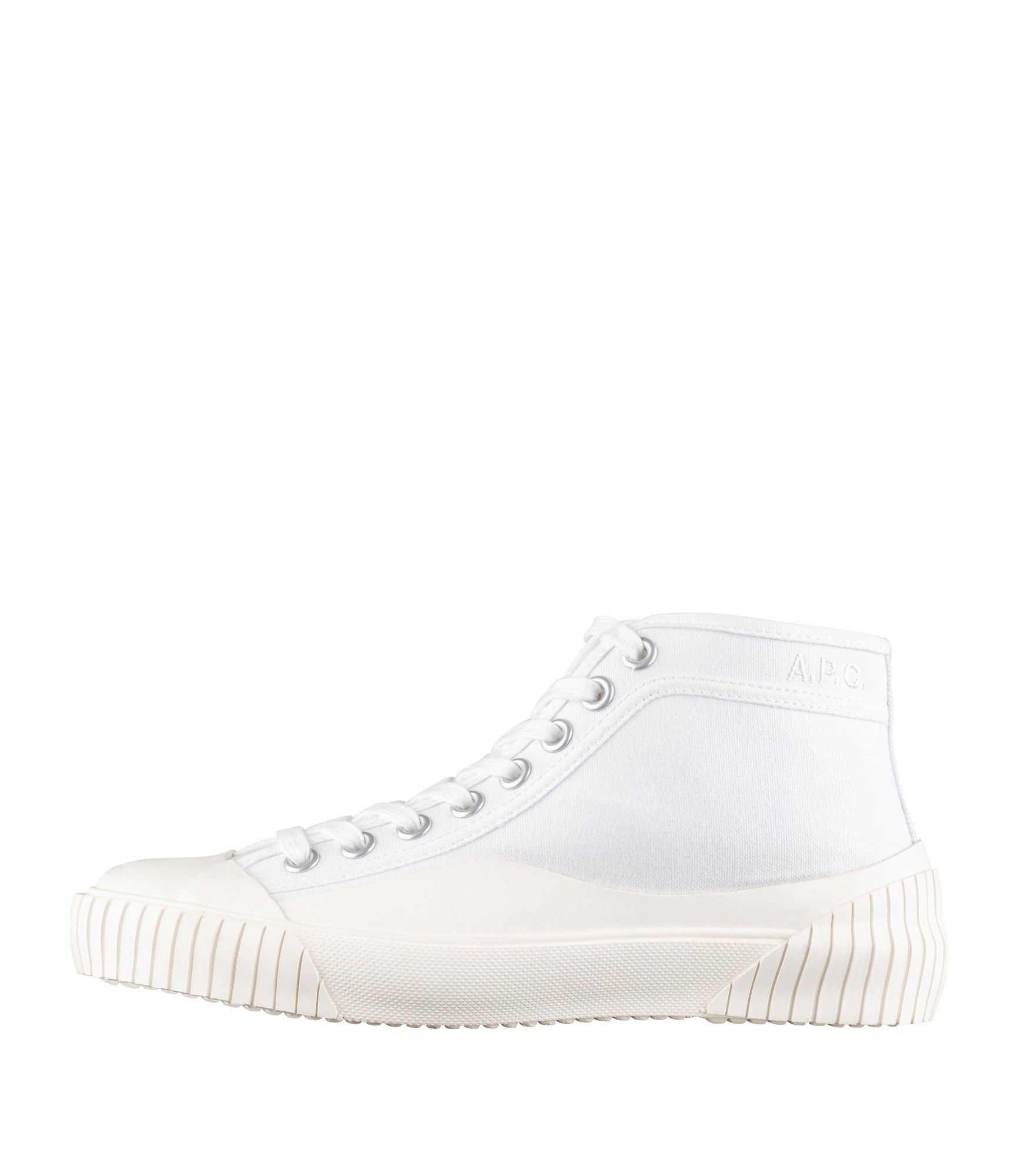 【関税込み】A.P.C. ホワイト Iggy スニーカー Iggy High sneakers | High-top sneakers in white canvas