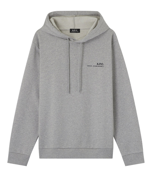 Item H hoodie - PLB - Pale heather gray