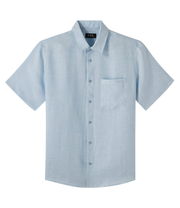 Bellini Logo short-sleeve shirt - IAB - Pale blue