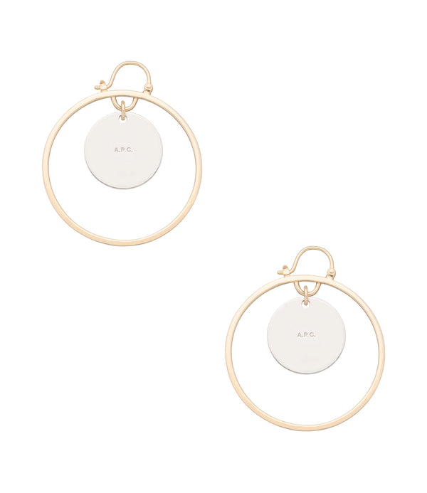 Eloi earrings - SAB - Two-tone