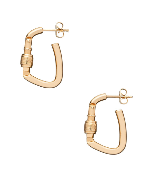 Lock earrings - RAA - Goldtone
