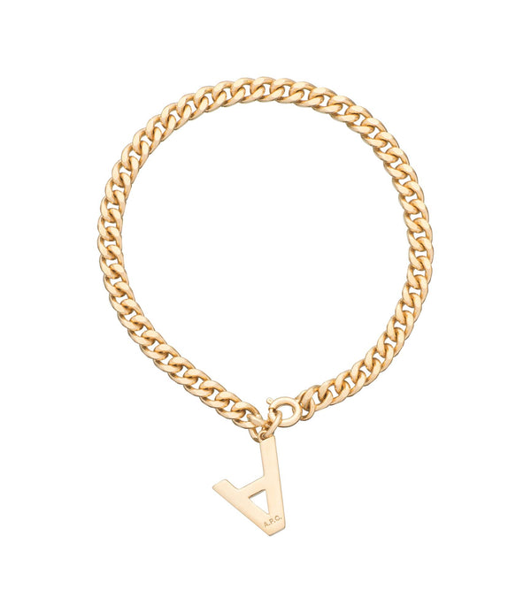Logo A bracelet - RAA - Goldtone