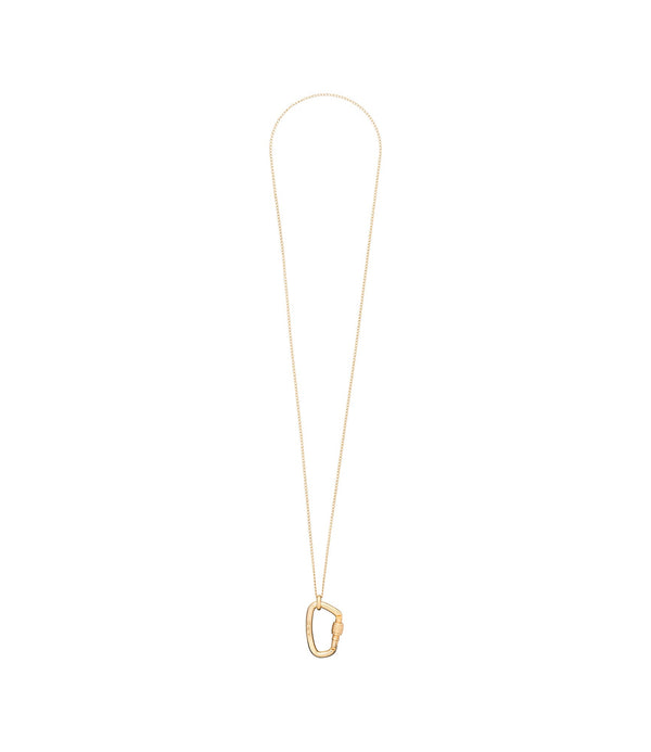 Lock long necklace - RAA - Goldtone
