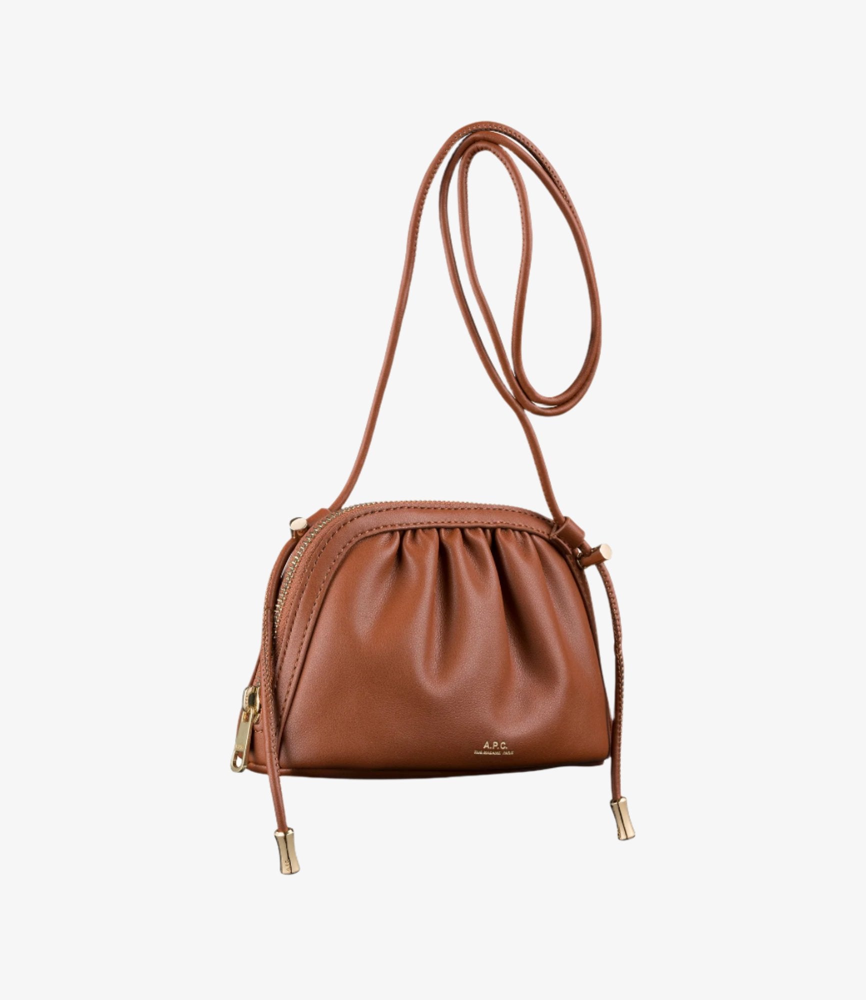 Ninon Small drawstring bag | Small drawstring bag in nut