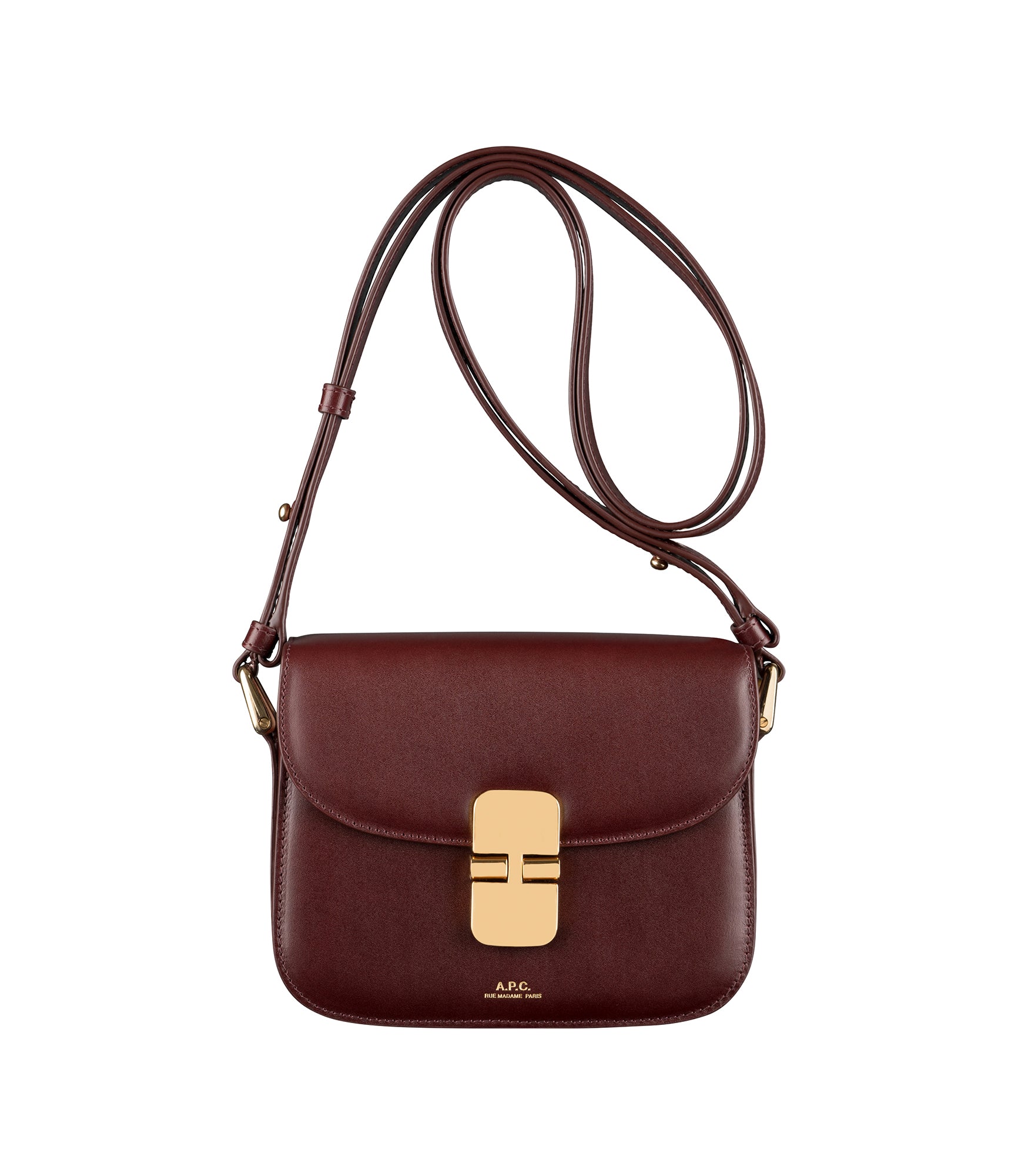 A.P.C.: Purple Mini Grace Shoulder Bag