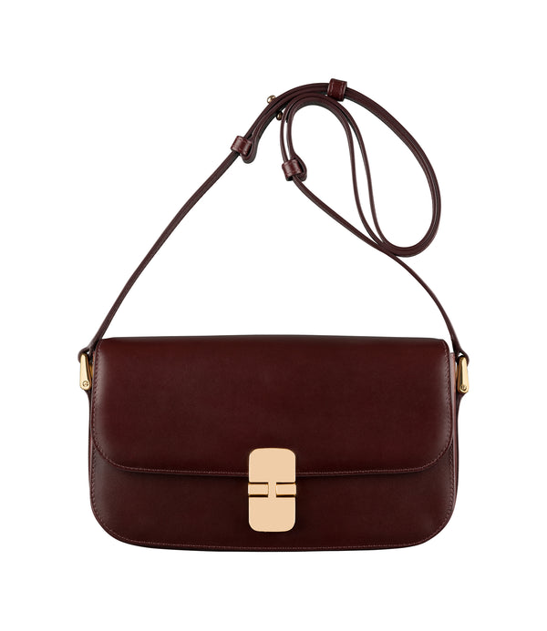 A.P.C. Grace Baguette Bag Woman Miel in Leather - Size: Uni