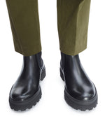 Adrien Chelsea boots - Smooth leather and neoprene | A.P.C. 