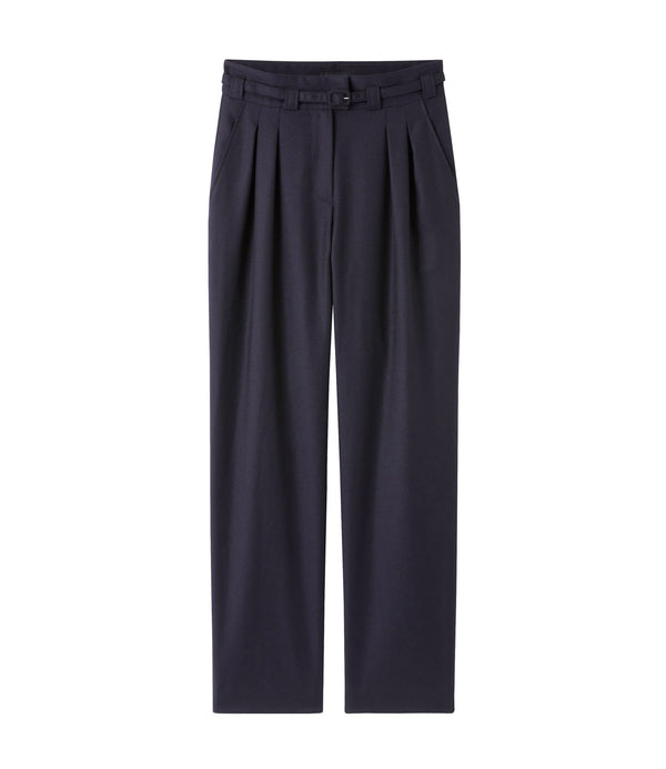 Joan pants - IAK - Dark navy blue