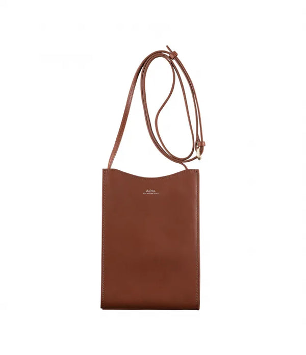 Jamie neck pouch - CAD - Chestnut